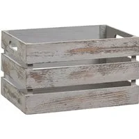 Zeller Present Holzkiste Vintage (1 St), Tiefe: ca. 25 cm, Breite: ca. 35 cm
