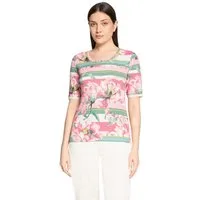 Betty Barclay Kurzarmshirt Damen mit Rippenstruktur (1-tlg)