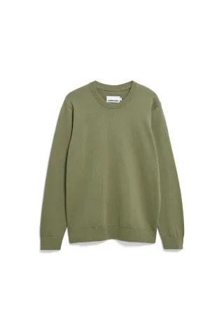 Armedangels - LOUKAA KNIT SWEATER fatigue green - Gr. - S