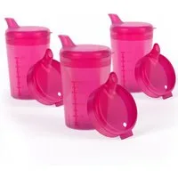 Horn Medical Schnabelbecher 3er Pack Horn Medical Schnabelbecher /Trinkhilfe -Farbe wählbar-, 3-tlg., lebensmittelechtes Polypropylen (PP), bunte & leicht erkenn-/greifbare Optik/Haptik, spülmaschinenfest