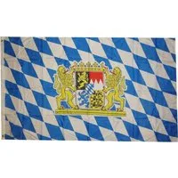trends4cents Flagge Flagge 90 x 150 cm Hissfahne Bundesland Sturmflagge Hissfahne (Bayern Löwe Freistaat), für Fahnenmaste