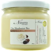 Naturra Körperbutter Bio Sheabutter nativ – unraffiniert, naturrein & ohne Zusätze im Glas, Premium-Rohware für Naturkosmetik, natürlich vegan, pur ohne Zusätze