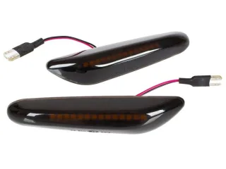 Premium LED Seitenblinker Schwarz / Smoke für BMW 3er E46 (alle) ab 1997-2007