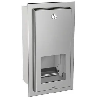 KWC Aquarotter WC-Doppelrollenhalter, RODAN, Edst., 184x341x138 mm, Unterputz, 2000090073 2000090073