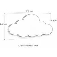 COZYCOLLECTIONS LED Wandleuchte LED-Nachtlicht in Holzoptik, LED, Warmweiß, Montessori-Design, handbemalt, LED, 9V-Batterie, Zugschalter