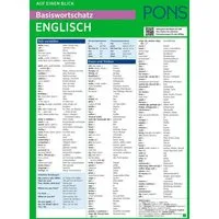 PONS Basiswortschatz auf einen Blick Englisch / diverse