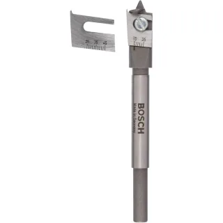 Bosch Verstellbarer Flachfräsbohrer, Sechskant 15 - 45 mm, 120 mm - 2608596333