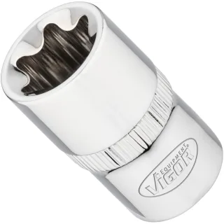 VIGOR T Steckschlüsseleinsatz - 1/2 Zoll (12,5 mm) Vierkant - V2197N