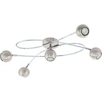 EGLO LED Deckenleuchte Locanda, Leuchtmittel inklusive, LED Deckenlampe, Deckenstrahler, Wohnzimmerlampe, inkl. GU10