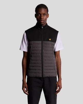 Sportliches Hybrid-Fleece-Weste