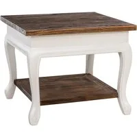 CLP Couchtisch Thordis (1er), massives Mindiholz, 2 Ebenen