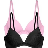 Dorina Push-up-BH Willa (2er Pack) leicht gepolsterte Cups, mit Bügel