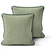 Amilian Dekokissen Sofakissen Couchkissen mit Füllung, 2er-Set, weich und formstabil