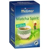 Meßmer Tee, Meßmer Grüner Tee mit Matcha natürlich genießen 20 Teebeutel