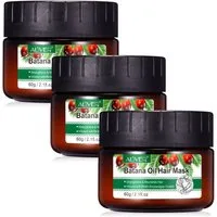 ALIVER Haarmaske Haarwachstum Haarpflege Intensivpflege Batana Öl für Haare Vegan, 3-tlg., Haarmaske, Haarpflege, Batana Öl, Aliver