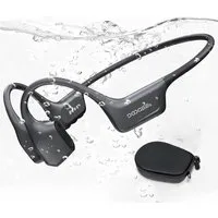 DOOGEE kopfhörer bluetooth knochenschall kopfhörer sport wasserdicht 64GB MP3 Bluetooth-Kopfhörer (Bluetooth, Bluetooth 5.4, 10H Akku, Open Ear, Sport für Schwimmen & Laufen)