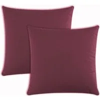 Müskaan Kissenbezug Kissenbezug 40x40 40x80 80x80 2er Pack Mikrofaser Kissenhülle, (2 Stück), mit Reißverschluss