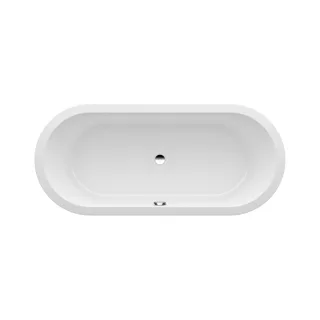 LAUFEN Badewanne LAUFEN Pro Einbau aus Marbond oval 1800x800x480 weiß, H2419500000001 H2419500000001