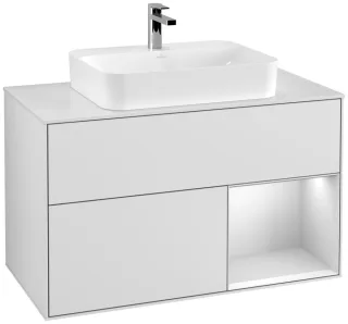 Villeroy & Boch Waschtischunterschrank Finion F37 1000x603x501mm WT mittig, F371MTMT F371MTMT