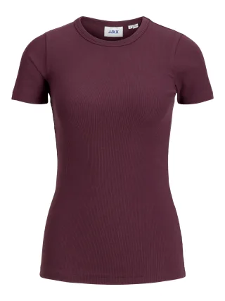 JJXX - JXFRANKIE STR SS RIB TEE JRS NOOS Winetasting - Gr. - L