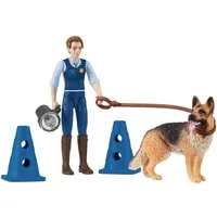Schleich® Spielfigur POCKET SET, Polizeieinsatz (81466), (9-tlg)