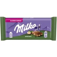 MILKA Schokolade, Milka die kleine Haselnuss Schokoladentafel Packung 45g