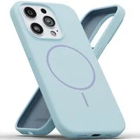 GreenHec Handyhülle Handyhülle Silikon iPhone 16 15 14 13 12 Pro Max Plus MagSafe 6.7 Zoll, Magnetisch Weiß Case Cover Schutz - Pink Blau Schwarz Braun Weiß