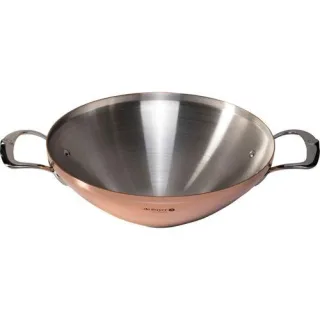 De Buyer Prima Matera Wok Kupfer/Edels. mit 2 Griffen ind.