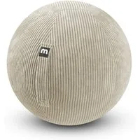 mokebo Sitzball Der Sportliche (mit Cordbezug), Made in Germany, ergonomischer Hocker, Büro, Homeoffice in Beige