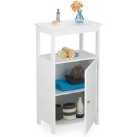 relaxdays Midischrank Badschrank mit 3 Fächern
