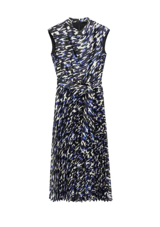 s.Oliver BLACK LABEL - Kleid creme/mehrfarbig - Gr. - 46