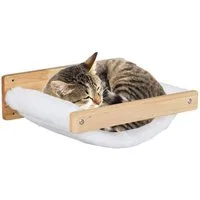 relaxdays Katzen-Hängematte Katzenhängematte Wand, Polyester