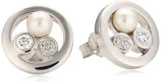 Orphelia Ohrstecker für Damen, 925 Sterlingsilber, Silber ZO-5896