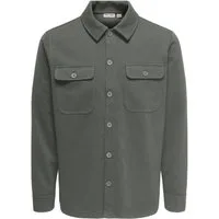 ONLY & SONS Langarmhemd ONSNEWKOBE OVERSHIRT SWEAT OTL