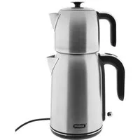 Mulex Wasser-/Teekocher Tee Express, 2200 W, 2-in-1 Wasserkocher mit Teekanne 1,7L + 1 L