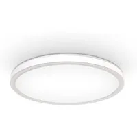 B.K.Licht Panel, LED fest integriert, Neutralweiß, Deckenleuchte, dimmbar, ultra-flach, indirektes Licht, neutralweiß