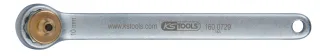 KS Tools Bremsen-Entlüftungsschlüssel, extra kurz, 10 mm, gold - 160.0729