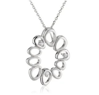 Orphelia Damen-Kette aus 925er Sterlingsilber mit Anhänger – Silber ZH-4665
