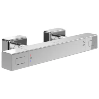 Villeroy & Boch Universal Taps & Fittings Brause-Thermostat TVS00001800061 eckig, Wandmontage, chrom