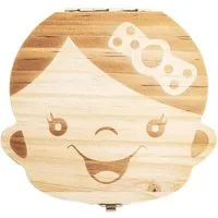 Mel-O-Design Dekofigur Memory Box für Babys Milchzähne und Haare (1 St)