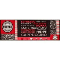 Andiamo Küchenläufer Cafe Creme, rechteckig, Höhe: 4 mm, Motiv Kaffee, mit Schriftzug, Größe 50x150 cm, Küche
