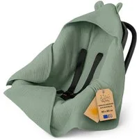 Einschlagdecke Musselin – Atmungsaktive Babydecke für Kinderwagen und Autositz, Totsy Baby
