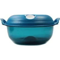TUPPERWARE Mikrowellenbehälter Mikro-Fix 1,5 L blau
