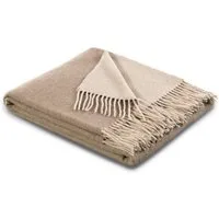 Wohndecke Naturale, Traumschloss, 80% Wolle, 20% Kaschmir, luxuriöse Qualität
