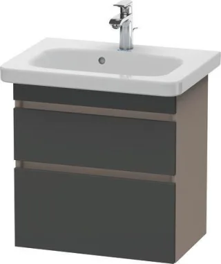 Duravit DuraStyle Waschtischunterbau wandhängend Graphit & Basalt Matt 580x368x610 mm - DS647904943 DS647904943