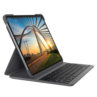 Logitech Slim Folio Pro | 920-009687 | Tastatur und Foliohülle - hintergrundbeleuchtet