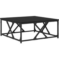 vidaXL Couchtisch Couchtisch Schwarz Eichen-Optik 70 x 70 x 30 cm Holzwerkstoff (1-St)