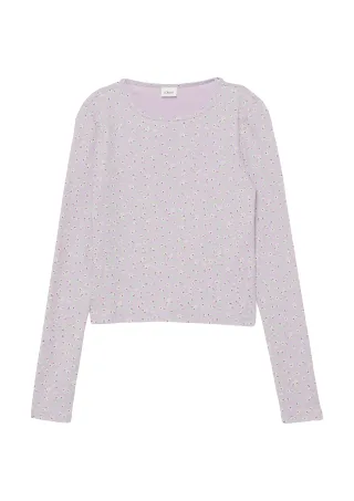 s.Oliver - T-Shirt lila/mehrfarbig - Gr. - 152
