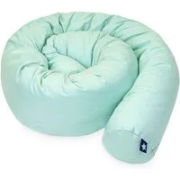 Julius Zöllner Kuschelnest uni aqua mint Bettschlange 180, (1-tlg), Babynestchen