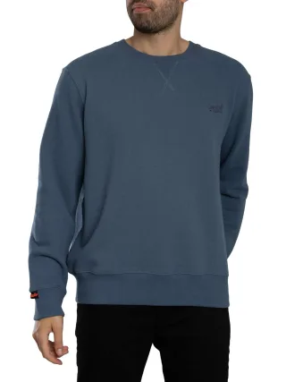 Superdry Essential Logo-Sweatshirt, Blau